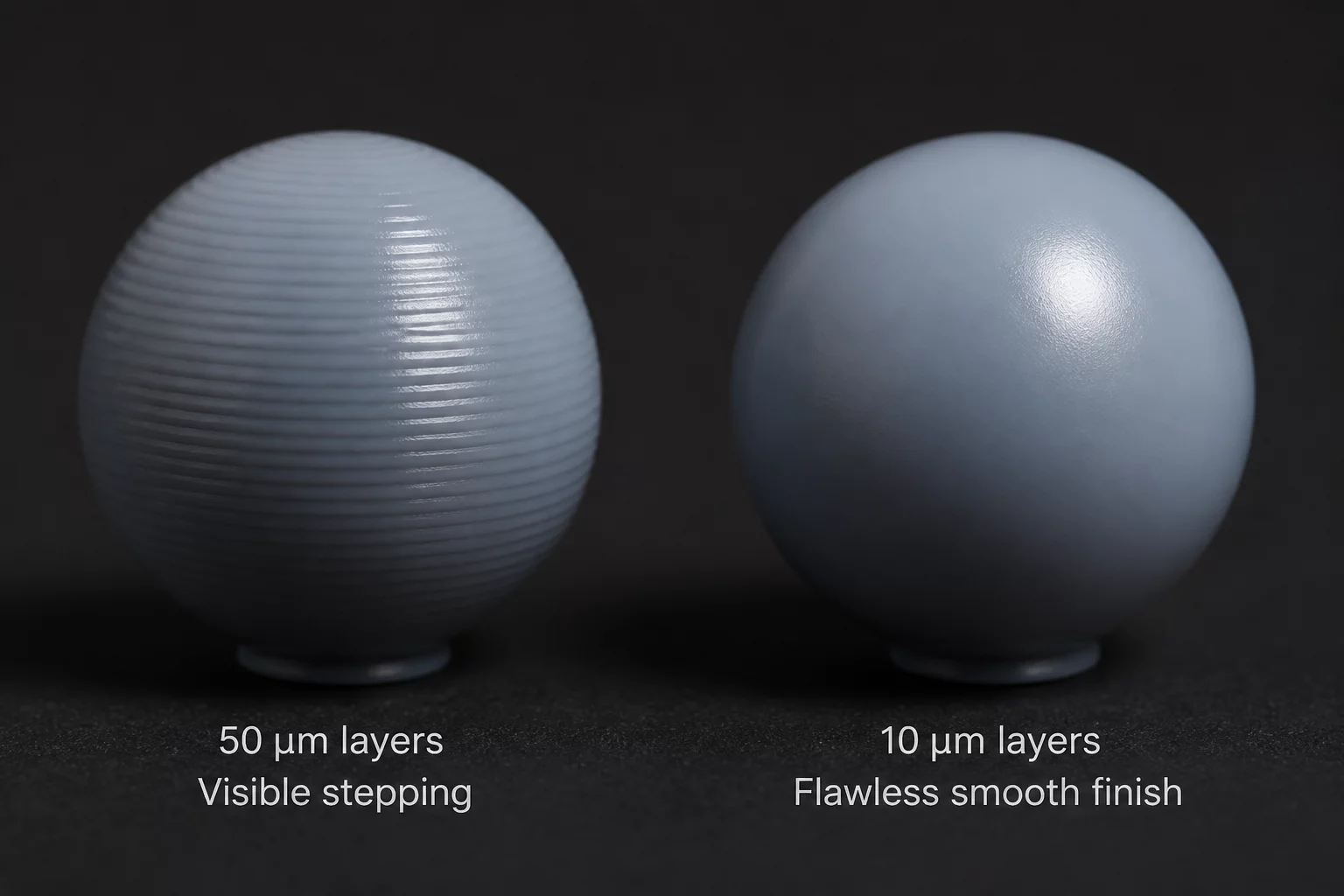 Layer Height vs Visible Stepping on Curves
