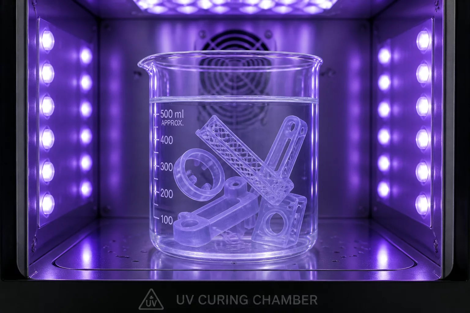 Post-Curing Thin Walled Parts Safely