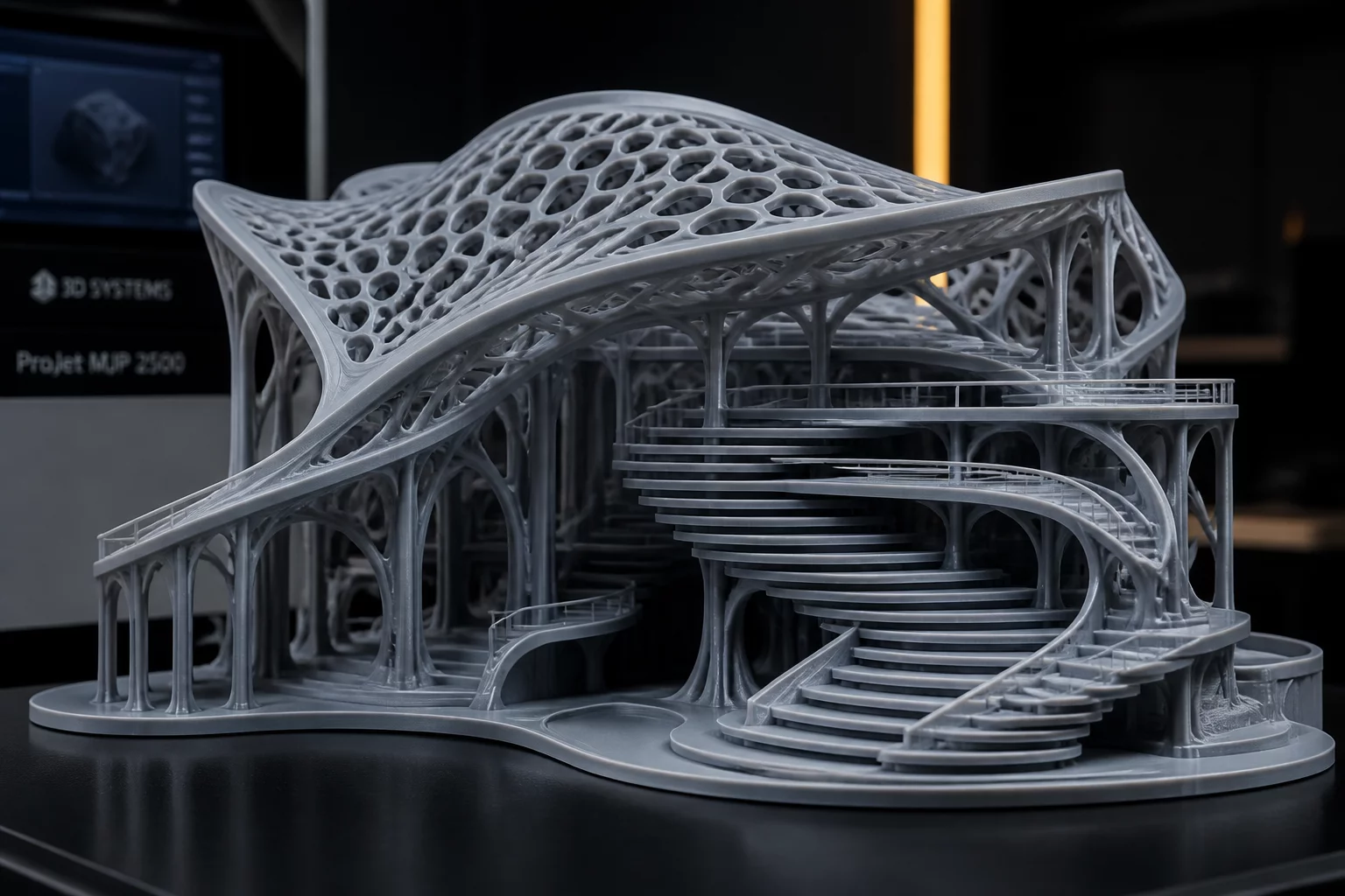 High precision resin 3D printing detail